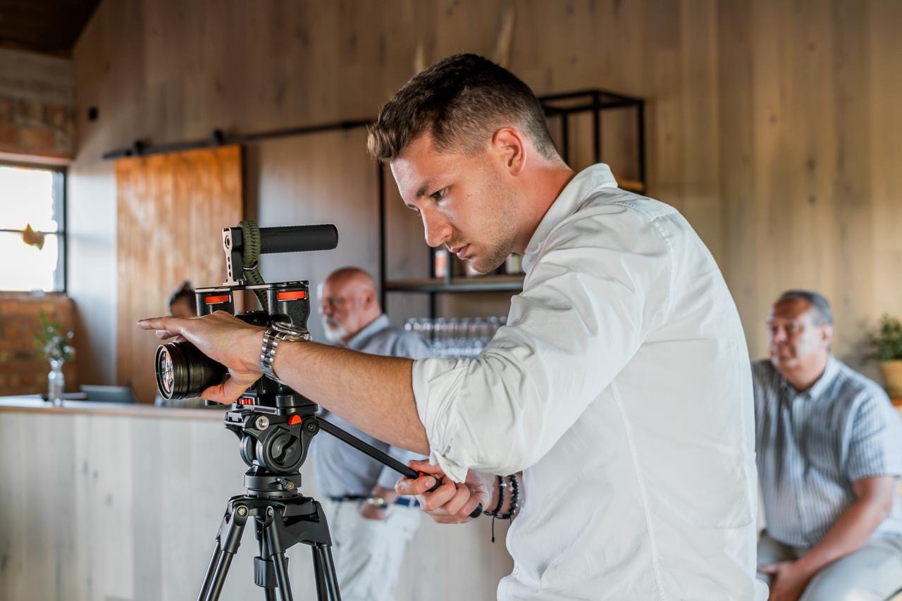 TB Concepts achter de camera tijdens een opname